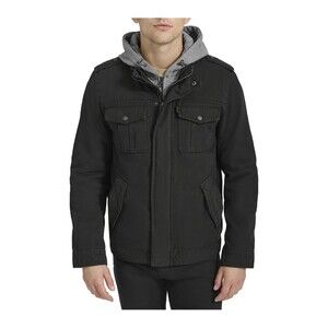 Men’s Levi’s Cotton Hooded Quilt Lined Trucker‎ Jacket Medium / New With Tag